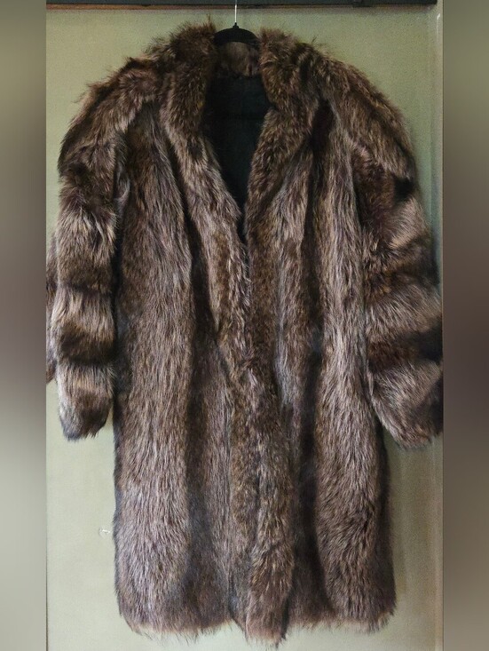 Source Unknown Jackets & Blazers - Vintage | Genuine Real Fur Luxurious Full Length Brown Winter Coat